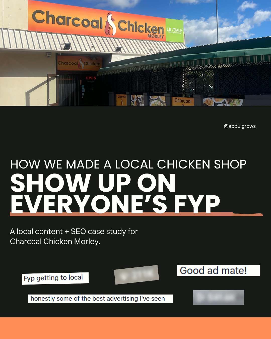 Charcoal Chicken Morley case study cover